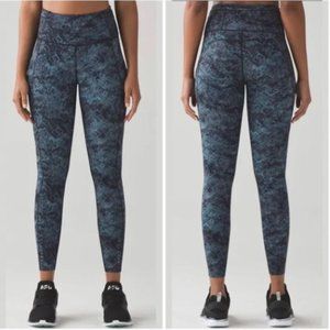 Lululemon Fast & Free 7/8 24” Sz 8 Blue